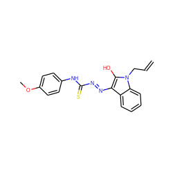 C=CCn1c(O)c(N=NC(=S)Nc2ccc(OC)cc2)c2ccccc21 ZINC000254003077