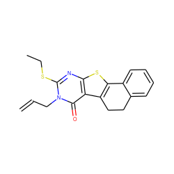 C=CCn1c(SCC)nc2sc3c(c2c1=O)CCc1ccccc1-3 ZINC000000797594