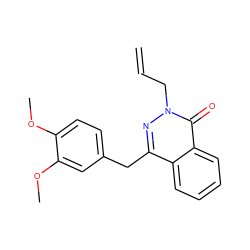 C=CCn1nc(Cc2ccc(OC)c(OC)c2)c2ccccc2c1=O ZINC000034821352