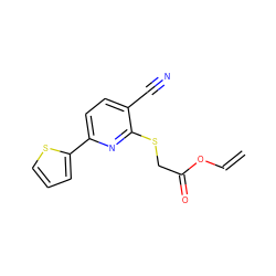 C=COC(=O)CSc1nc(-c2cccs2)ccc1C#N ZINC000000051319