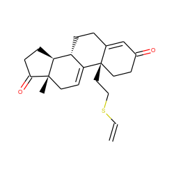 C=CSCC[C@]12CCC(=O)C=C1CC[C@@H]1C2=CC[C@]2(C)C(=O)CC[C@@H]12 ZINC000003926366