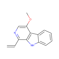 C=Cc1ncc(OC)c2c1[nH]c1ccccc12 ZINC000101150279