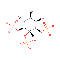 C[C@@]1(OP(=O)(O)O)[C@@H](OP(=O)(O)O)[C@H](O)[C@@H](O)[C@@H](O)[C@H]1OP(=O)(O)O ZINC000072186646