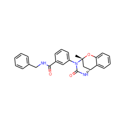 C[C@@]12C[C@@H](NC(=O)N1c1cccc(C(=O)NCc3ccccc3)c1)c1ccccc1O2 ZINC000004969258