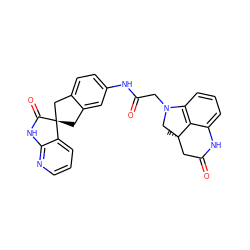 C[C@@]12CC(=O)Nc3cccc(c31)N(CC(=O)Nc1ccc3c(c1)C[C@]1(C3)C(=O)Nc3ncccc31)C2 ZINC000035872799