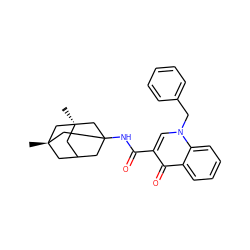 C[C@@]12CC3CC(NC(=O)c4cn(Cc5ccccc5)c5ccccc5c4=O)(C1)C[C@](C)(C3)C2 ZINC000013678333