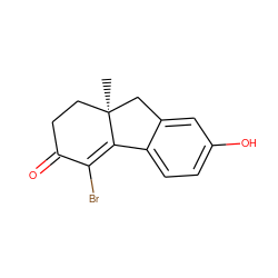 C[C@@]12CCC(=O)C(Br)=C1c1ccc(O)cc1C2 ZINC000034018912