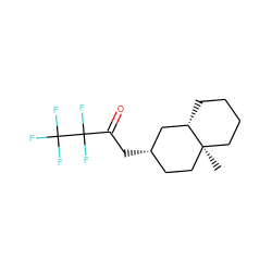 C[C@@]12CCCC[C@H]1C[C@@H](CC(=O)C(F)(F)C(F)(F)F)CC2 ZINC000029409000