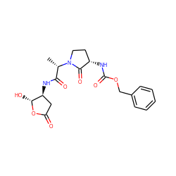 C[C@@H](C(=O)N[C@H]1CC(=O)O[C@@H]1O)N1CC[C@H](NC(=O)OCc2ccccc2)C1=O ZINC000026659863