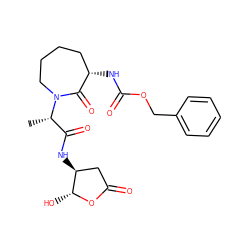 C[C@@H](C(=O)N[C@H]1CC(=O)O[C@@H]1O)N1CCCC[C@H](NC(=O)OCc2ccccc2)C1=O ZINC000026664242