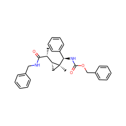 C[C@@H](C(=O)NCc1ccccc1)[C@H]1C[C@]1(C)[C@H](NC(=O)OCc1ccccc1)c1ccccc1 ZINC000008018853