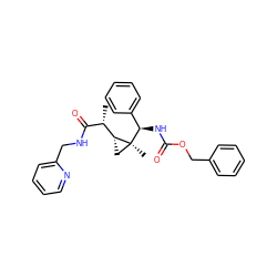 C[C@@H](C(=O)NCc1ccccn1)[C@H]1C[C@]1(C)[C@H](NC(=O)OCc1ccccc1)c1ccccc1 ZINC000008018636