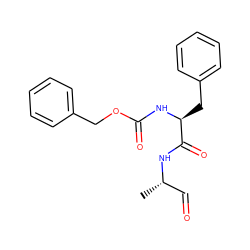 C[C@@H](C=O)NC(=O)[C@H](Cc1ccccc1)NC(=O)OCc1ccccc1 ZINC000013437594