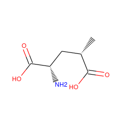 C[C@@H](C[C@H](N)C(=O)O)C(=O)O ZINC000000896090