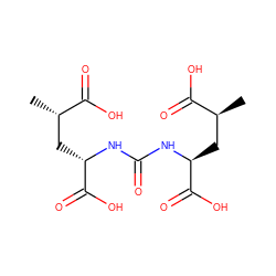 C[C@@H](C[C@H](NC(=O)N[C@@H](C[C@H](C)C(=O)O)C(=O)O)C(=O)O)C(=O)O ZINC000013559942