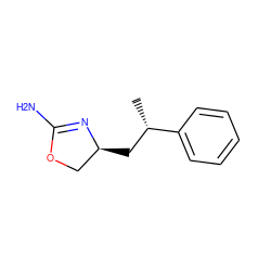 C[C@@H](C[C@H]1COC(N)=N1)c1ccccc1 ZINC000083964293