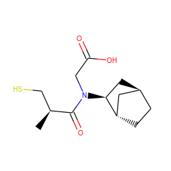 C[C@@H](CS)C(=O)N(CC(=O)O)[C@H]1C[C@H]2CC[C@H]1C2 ZINC000253691504