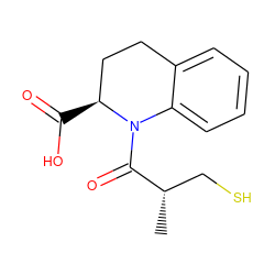 C[C@@H](CS)C(=O)N1c2ccccc2CC[C@@H]1C(=O)O ZINC000028261475