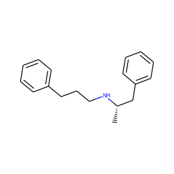 C[C@@H](Cc1ccccc1)NCCCc1ccccc1 ZINC000003874850