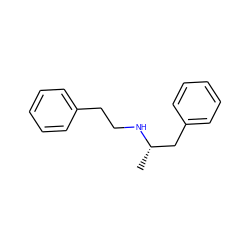 C[C@@H](Cc1ccccc1)NCCc1ccccc1 ZINC000002033994