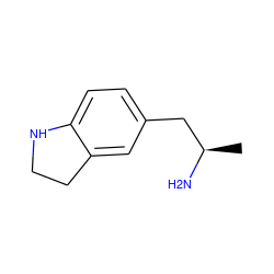 C[C@@H](N)Cc1ccc2c(c1)CCN2 ZINC000029209788