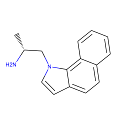 C[C@@H](N)Cn1ccc2ccc3ccccc3c21 ZINC000029330705