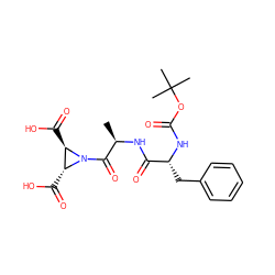 C[C@@H](NC(=O)[C@@H](Cc1ccccc1)NC(=O)OC(C)(C)C)C(=O)N1[C@H](C(=O)O)[C@H]1C(=O)O ZINC000036178682