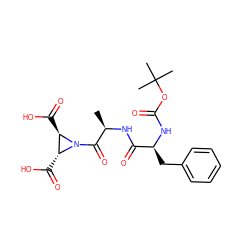 C[C@@H](NC(=O)[C@H](Cc1ccccc1)NC(=O)OC(C)(C)C)C(=O)N1[C@H](C(=O)O)[C@H]1C(=O)O ZINC000036178704