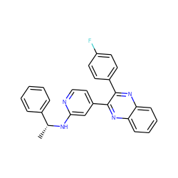 C[C@@H](Nc1cc(-c2nc3ccccc3nc2-c2ccc(F)cc2)ccn1)c1ccccc1 ZINC000045245826