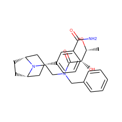 C[C@@H](O)[C@H](O)C(=O)N(CCN1[C@H]2CC[C@@H]1C[C@H](c1cccc(C(N)=O)c1)C2)Cc1ccccc1 ZINC000117296875