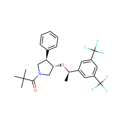 C[C@@H](O[C@@H]1CN(C(=O)C(C)(C)C)C[C@H]1c1ccccc1)c1cc(C(F)(F)F)cc(C(F)(F)F)c1 ZINC000028961468