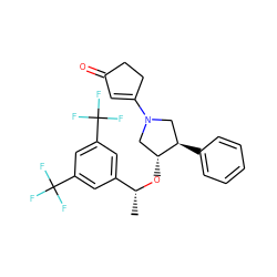 C[C@@H](O[C@@H]1CN(C2=CC(=O)CC2)C[C@H]1c1ccccc1)c1cc(C(F)(F)F)cc(C(F)(F)F)c1 ZINC000028961745