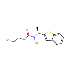 C[C@@H](c1cc2ccccc2s1)N(O)C(=O)NCCO ZINC000003893865