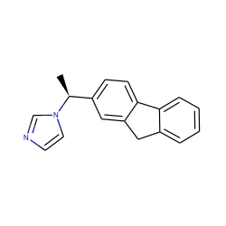 C[C@@H](c1ccc2c(c1)Cc1ccccc1-2)n1ccnc1 ZINC000000020453