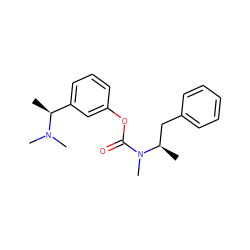 C[C@@H](c1cccc(OC(=O)N(C)[C@H](C)Cc2ccccc2)c1)N(C)C ZINC000013981937