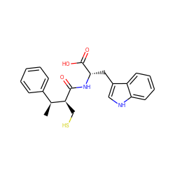 C[C@@H](c1ccccc1)[C@H](CS)C(=O)N[C@@H](Cc1c[nH]c2ccccc12)C(=O)O ZINC000013472967