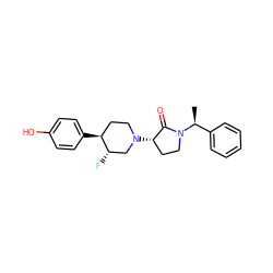 C[C@@H](c1ccccc1)N1CC[C@H](N2CC[C@H](c3ccc(O)cc3)[C@@H](F)C2)C1=O ZINC001772628823