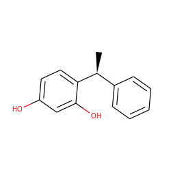 C[C@@H](c1ccccc1)c1ccc(O)cc1O ZINC000038325512