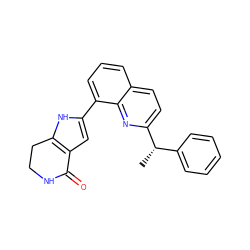 C[C@@H](c1ccccc1)c1ccc2cccc(-c3cc4c([nH]3)CCNC4=O)c2n1 ZINC000222372860