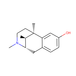 C[C@@H]1[C@@H]2Cc3ccc(O)cc3[C@]1(C)CCN2C ZINC000100309249