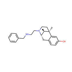 C[C@@H]1[C@@H]2Cc3ccc(O)cc3[C@]1(C)CCN2CCNCc1ccccc1 ZINC000100804758