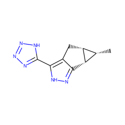 C[C@@H]1[C@@H]2c3n[nH]c(-c4nnn[nH]4)c3C[C@H]12 ZINC000049089310