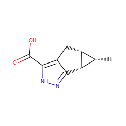 C[C@@H]1[C@@H]2c3n[nH]c(C(=O)O)c3C[C@H]12 ZINC000084671979