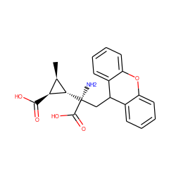 C[C@@H]1[C@H](C(=O)O)[C@H]1[C@@](N)(CC1c2ccccc2Oc2ccccc21)C(=O)O ZINC000004394179