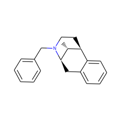 C[C@@H]1[C@H]2CCN(Cc3ccccc3)[C@@H]1Cc1ccccc12 ZINC000013801912