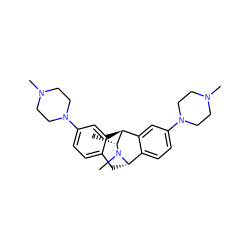 C[C@@H]1[C@H]2c3cc(N4CCN(C)CC4)ccc3C[C@@H](c3ccc(N4CCN(C)CC4)cc32)N1C ZINC000473243948