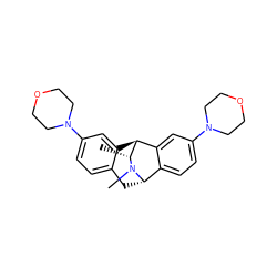 C[C@@H]1[C@H]2c3cc(N4CCOCC4)ccc3C[C@@H](c3ccc(N4CCOCC4)cc32)N1C ZINC000473244347