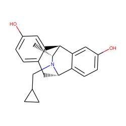 C[C@@H]1[C@H]2c3cc(O)ccc3C[C@@H](c3ccc(O)cc32)N1CC1CC1 ZINC000473234924