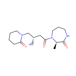 C[C@@H]1C(=O)NCCCN1C(=O)C[C@H](N)CN1CCCCC1=O ZINC000040379911