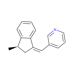 C[C@@H]1C/C(=C/c2cccnc2)c2ccccc21 ZINC000013610875